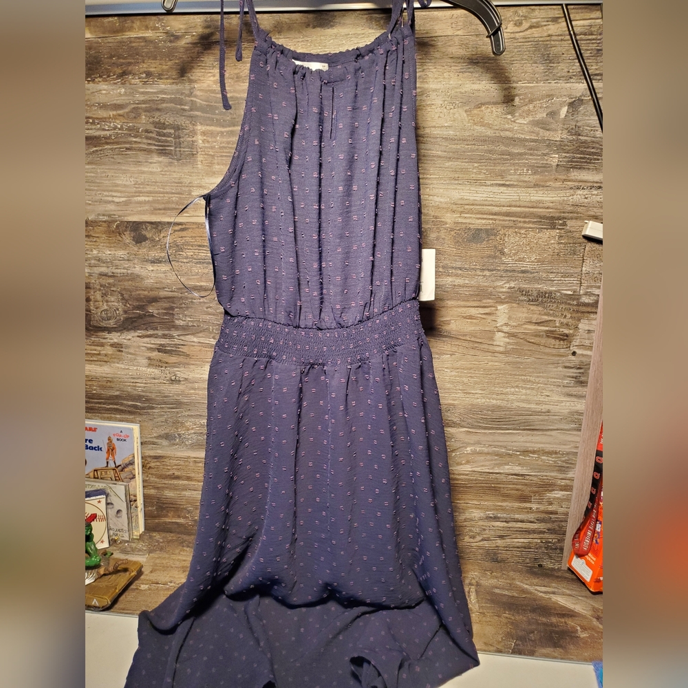 89th and Madison Navy Blue Long Dress  Summer ‎ Women's Size Small NWT New
